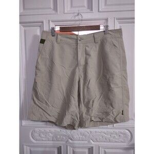 Howler Bros Shorts Khaki Fishing Nylon Outdoor Hiking Quick Dry Size 36